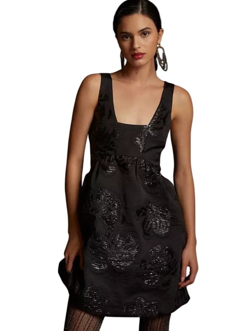 Anthropologie Maeve Mini Dress Size 6 Jacquard Sleeveless Elegant Cocktail NEW